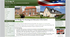 Desktop Screenshot of fortbragghousing.com